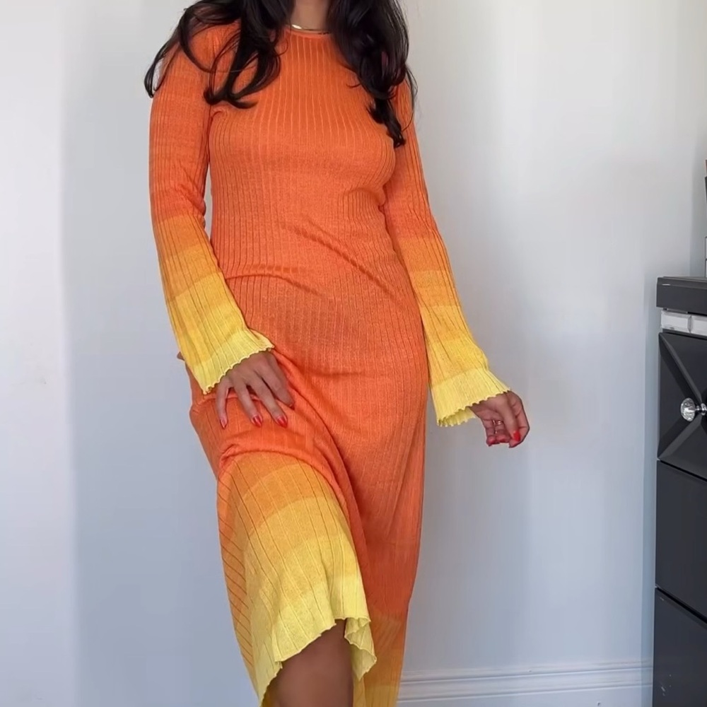 Bright Maxi Coverup dress. Size Small